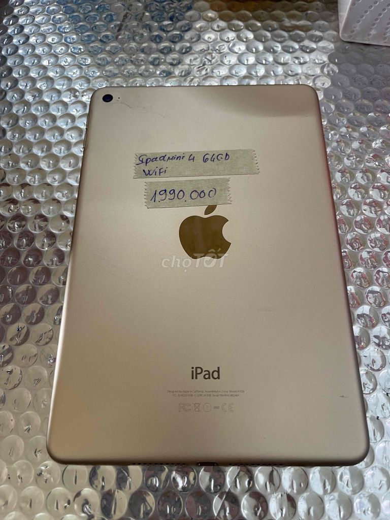 iPad Mini 4 64gb zin đẹp. Mua bán Máy tính bảng tại Quận Ninh Kiều Cần Thơ được đăng bởi Cầm Đồ Anh Quý hình 1