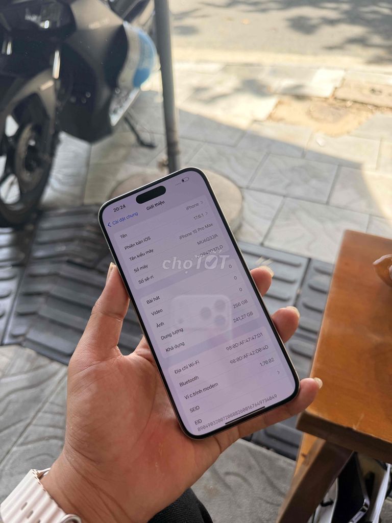 iPhone 15 Pro Max 256GB. Mua bán Điện thoại tại Quận Ngũ Hành Sơn Đà Nẵng được đăng bởi Nghĩa  hình 1