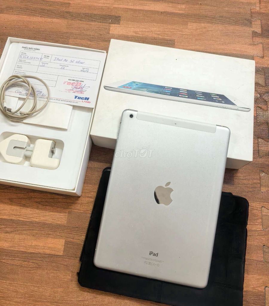 Apple iPad Air 32GB Bạc . Mua bán Máy tính bảng tại Quận Ba Đình Hà Nội được đăng bởi Big Boy hình 1