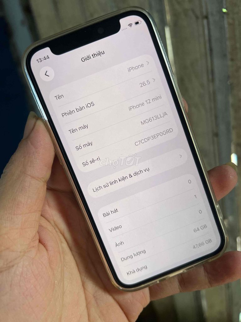 Apple iPhone 12 mini 64GB Trắng. Mua bán Điện thoại tại Quận Bình Tân Tp Hồ Chí Minh được đăng bởi nguyễn sang  hình 1