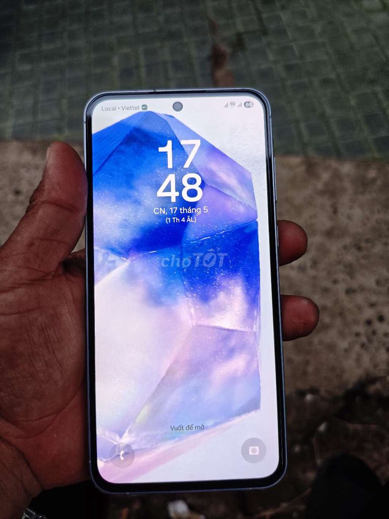 Samsung A55 Bạc. Mua bán Điện thoại tại Huyện Đất Đỏ Bà Rịa - Vũng Tàu được đăng bởi toàn nguyễn hình 1