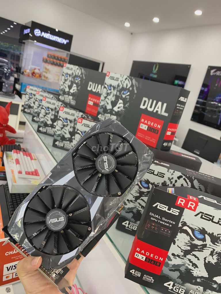 Asus Dual RX560 4G D5 còn bảo hành hãng 2/2027