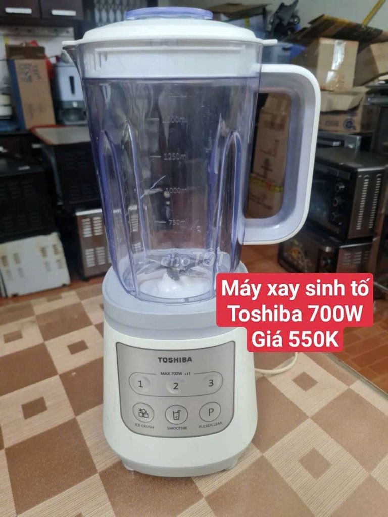 THANH LÝ MAY XAY SINH TỐ TOSHIBA 700W.CÒN MỚI 80%