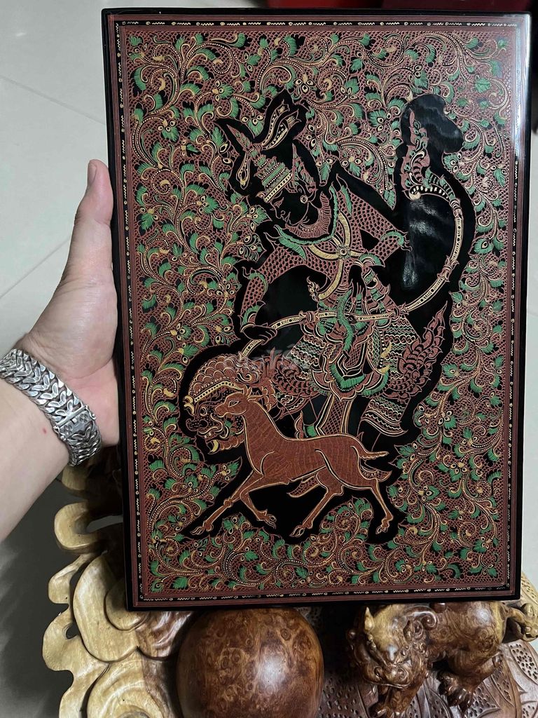 Tranh gỗ vị thần đa sắc. Mua bán Đồ sưu tầm, đồ cổ tại Thành phố Biên Hòa Đồng Nai được đăng bởi Hoàng Quân hình 1
