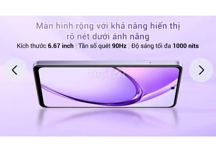 Oppo A5i 6GB/128GB Tím. Mua bán Điện thoại tại Quận 12 Tp Hồ Chí Minh được đăng bởi Lê Tấn Lộc hình 1