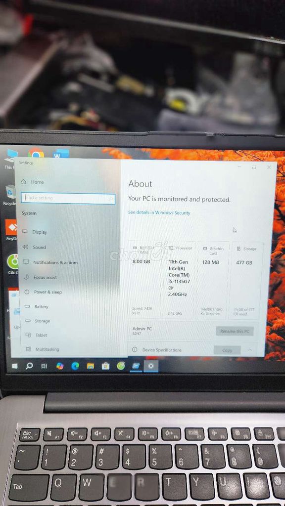Lenovo Ideapad 3-14ITL6 i5-1135G7 8GB/512GB Xám. Mua bán Laptop tại Quận Tân Bình Tp Hồ Chí Minh được đăng bởi nguyen ngọc hình 1