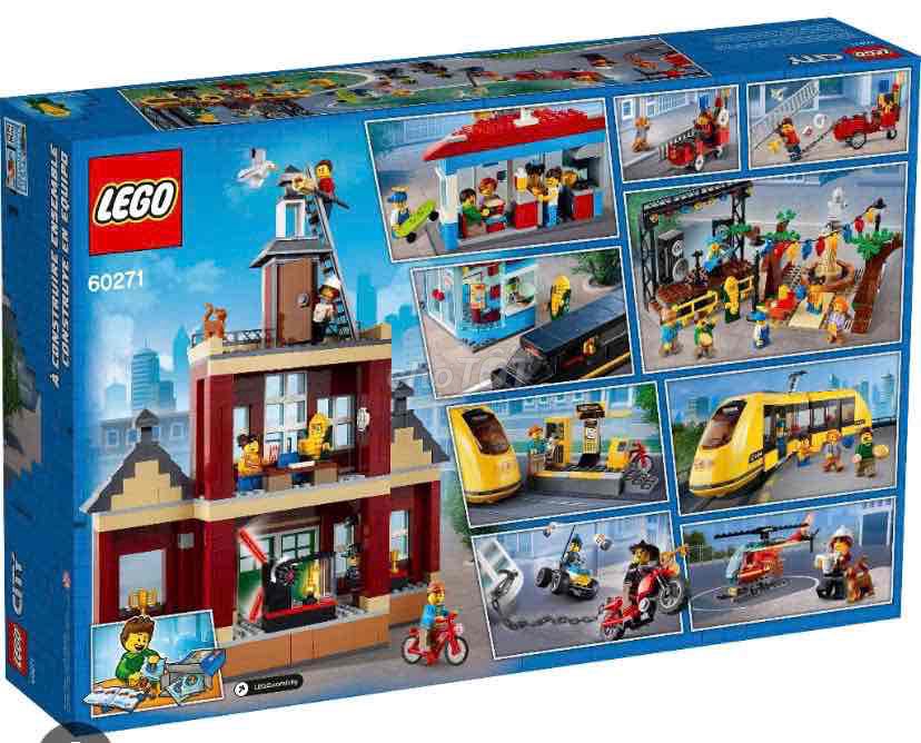 LEGO QUẢNG TRƯỜNG CÓ TÀU LỬA XE BẮT CƯỚP