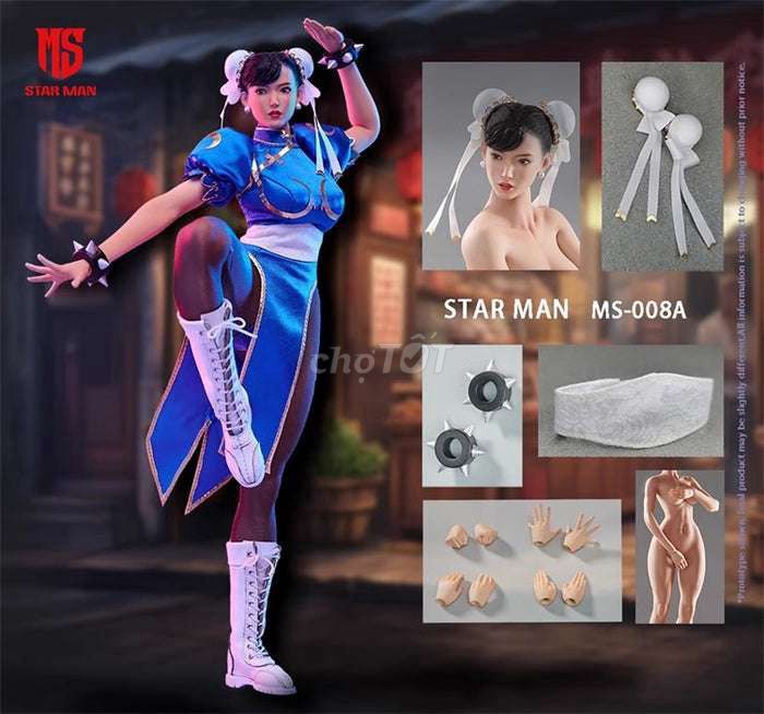 Mô hình nhân vật chun li STAR MAN MS-008A. Mua bán Sở thích khác tại Huyện Long Hồ Vĩnh Long được đăng bởi giác tấn hình 1