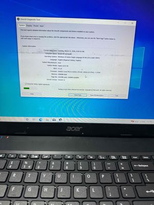 Laptop Acer i5 th10 ram 4g ssd 120gb