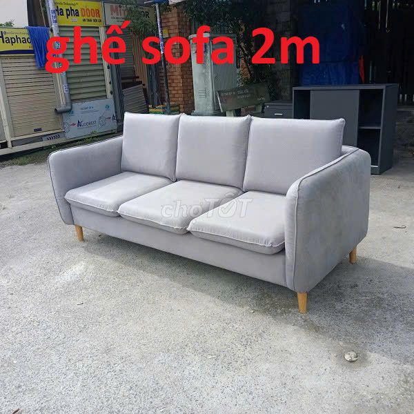 Ghế sofa văng 2m # ghế sofa bọc vải # sofa