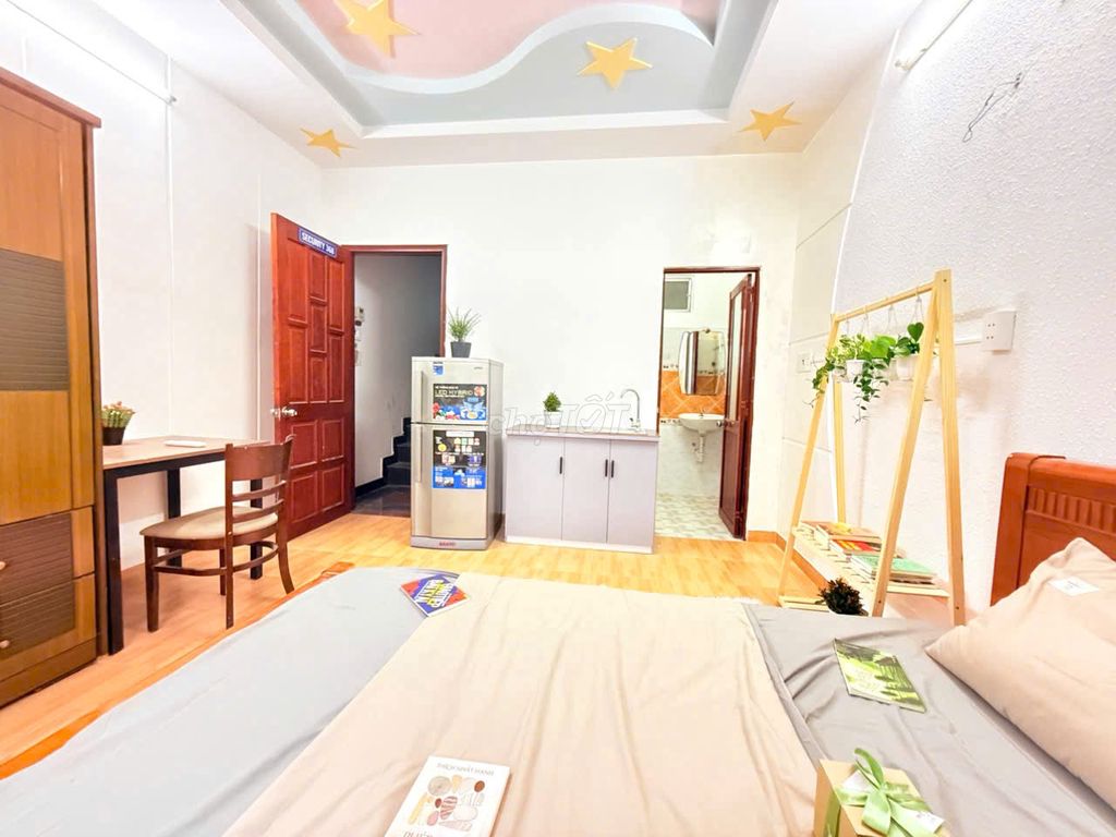 CHÍNH CHỦ CHO THUÊ CĂN HỘ DỊCH VỤ FULL NỘI THẤT SẠCH SẼ THOÁNG MÁT