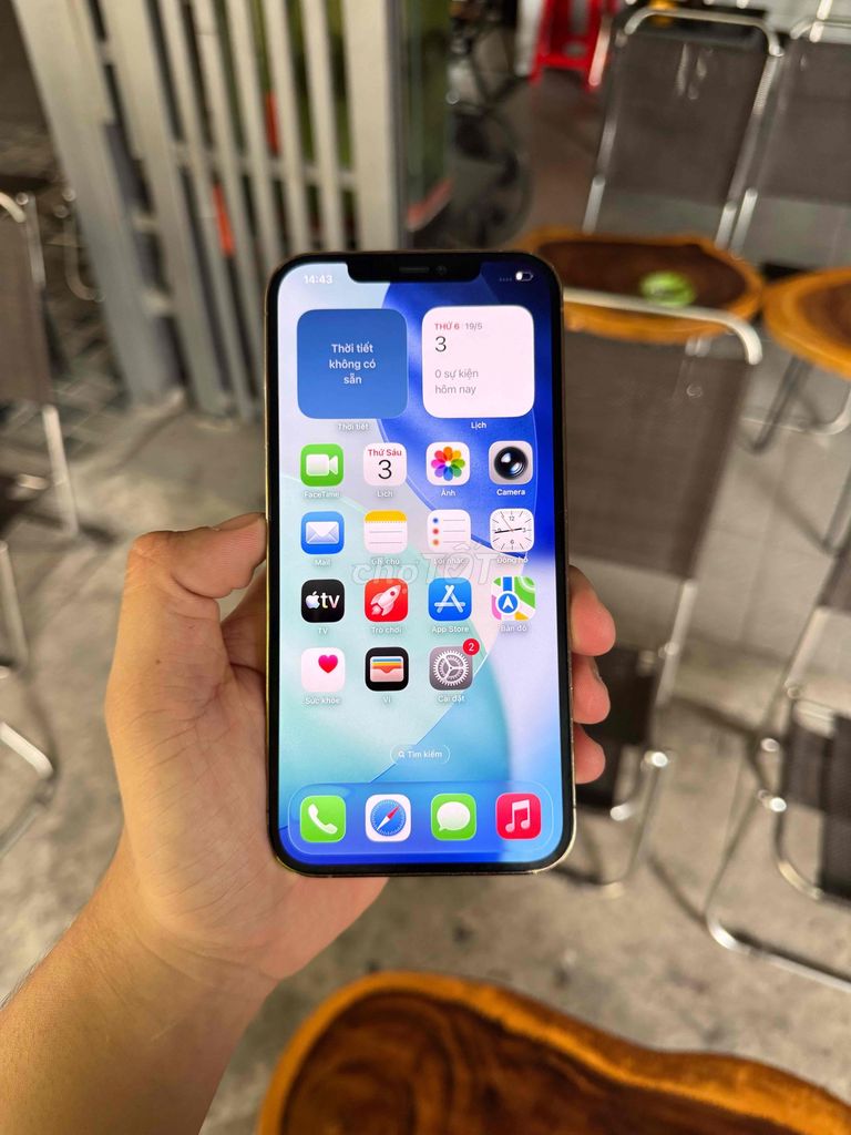 iPhone 12 Pro Max Quốc Tế Gold Full Zin Chức Năng. Mua bán Điện thoại tại Quận Gò Vấp Tp Hồ Chí Minh được đăng bởi Miễn Tiếp Cò Lái hình 1