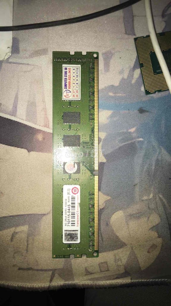 RAM DDR3 8GB 1333MHz Máy tính để bàn, Laptop. Mua bán Linh kiện (RAM, Card...) tại Huyện Lục Ngạn Bắc Giang được đăng bởi Ngọc Nguyễn hình 1