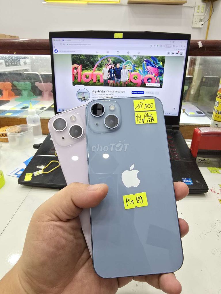 Apple iPhone 14 Plus 128GB - Có Ổ Sim. Mua bán Điện thoại tại Thành phố Long Xuyên An Giang được đăng bởi Facebook Cầm Đồ Thúy Vân hình 1