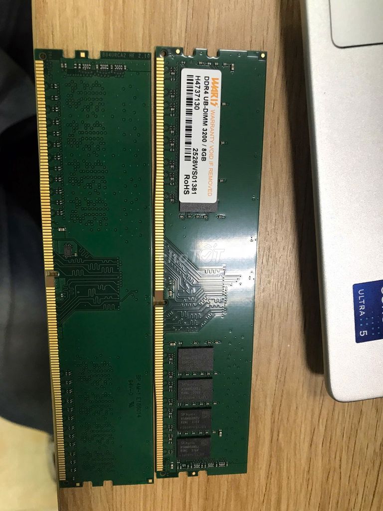RAM WARIS DDR4 8GB Gần như mới. Mua bán Linh kiện (RAM, Card...) tại Quận Hoàn Kiếm Hà Nội được đăng bởi Pham Xuan Hung hình 1