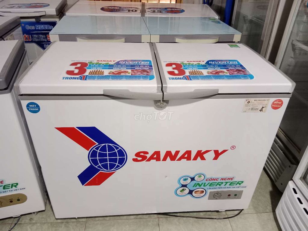 300 l tủ đông mát Sanaky Inverter