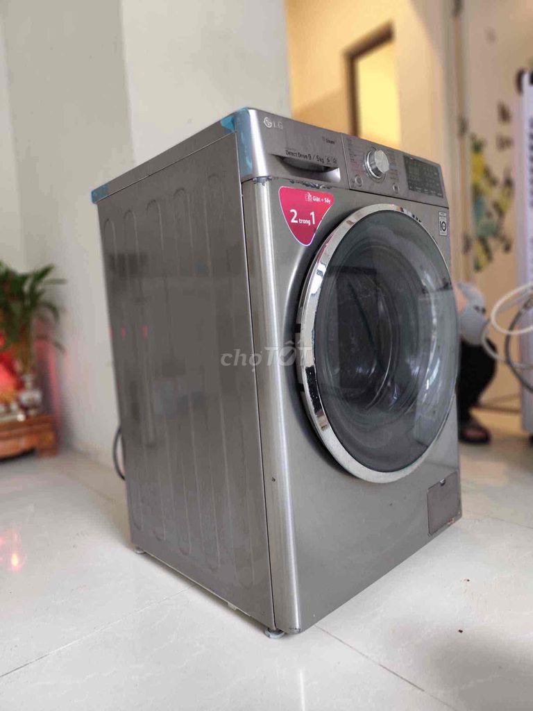 Pass rẻ máy giặt Sấy LG 9kg cửa trước