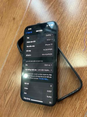 Apple iPhone 13 256GB Đen VN/A