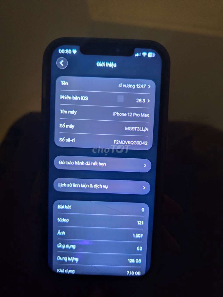 Apple iPhone 12 Pro Max Xanh 128GB . Mua bán Điện thoại tại Huyện Chương Mỹ Hà Nội được đăng bởi Nguyễn Chương Khoái hình 1