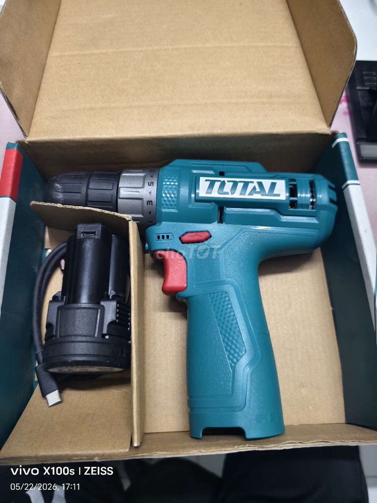 Máy khoan pin Total S12 Xanh ngọc. Mua bán Đồ chuyên dụng, Giống nuôi trồng tại Quận 12 Tp Hồ Chí Minh được đăng bởi Khoi To hình 1