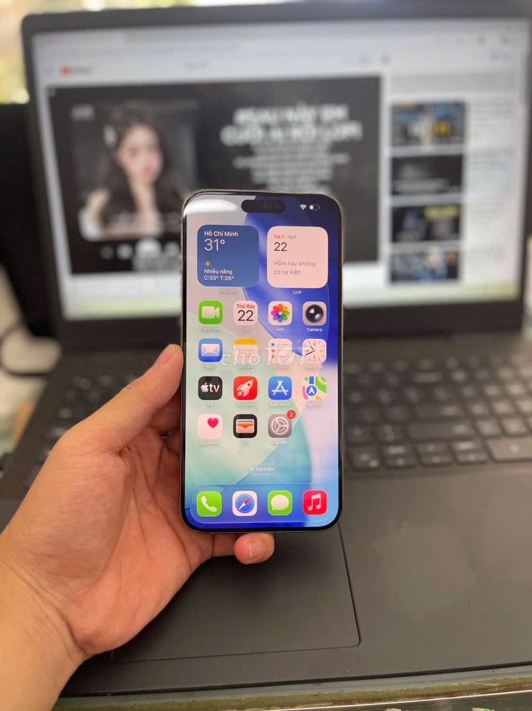 Apple iPhone 15 Pro Max 256GB Xám. Mua bán Điện thoại tại Thành phố Buôn Ma Thuột Đắk Lắk được đăng bởi Cầm Đồ PHÚT 89  hình 1