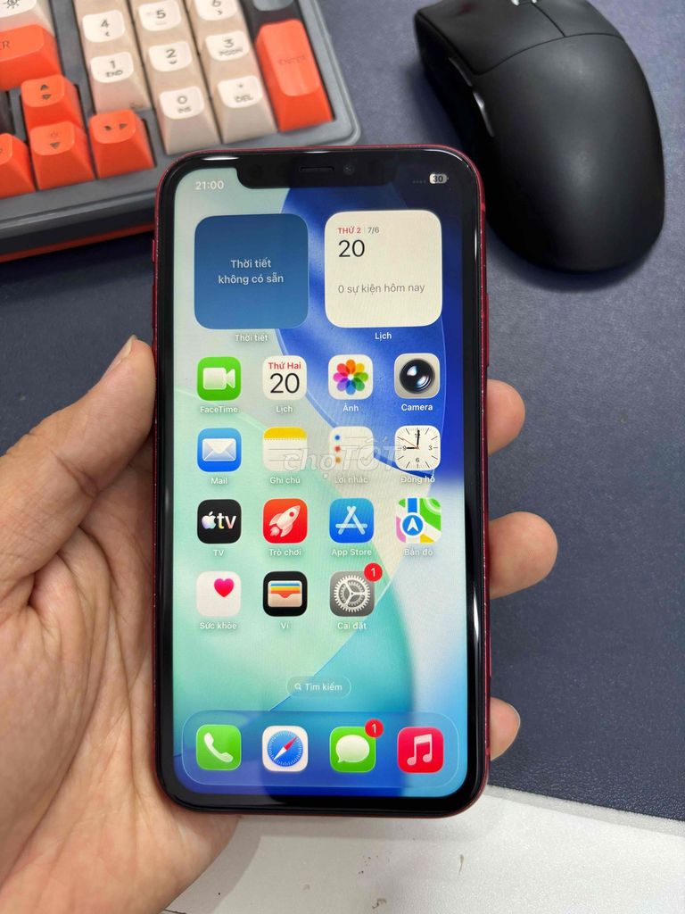 Apple iPhone 11 64GB Đỏ Đã sử dụng. Mua bán Điện thoại tại Quận Hoàng Mai Hà Nội được đăng bởi Mr Đạt Vinfast hình 1