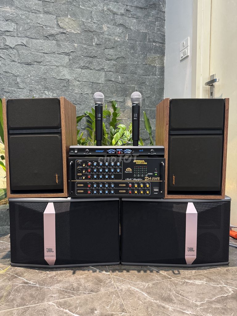 Bộ Karaoke JBL 510 - Bose 301- Âmly 506N-Mic k Dây. Mua bán Tivi, Âm thanh tại Quận Hà Đông Hà Nội được đăng bởi Anh Đức hình 3
