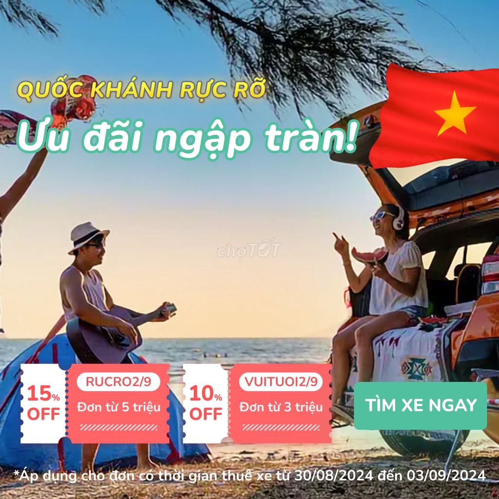 Đón lễ 2/9! Thuê xe ô tô tự lái ngay hôm nay!