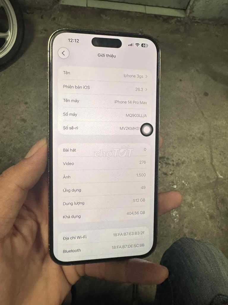 Apple iPhone 14 Pro Max 512GB Vàng. Mua bán Điện thoại tại Thành phố Biên Hòa Đồng Nai được đăng bởi phạm quốc cường hình 1