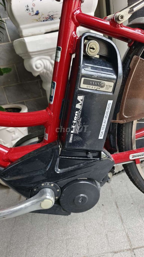 Xe đạp điện trợ lực yamaha nội địa Nhật Bản. Mua bán Xe điện tại Huyện Hóc Môn Tp Hồ Chí Minh được đăng bởi A dũng  hình 3