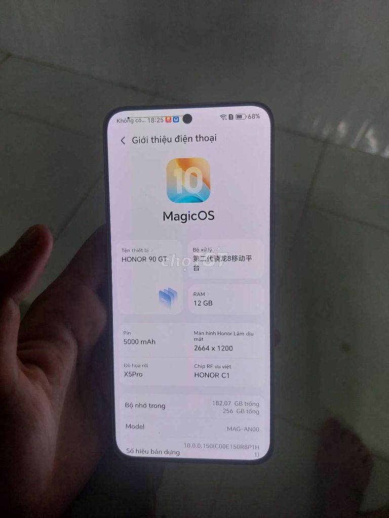 Honor 90 GT 12GB/256GB Xám. Mua bán Điện thoại tại Thành phố Buôn Ma Thuột Đắk Lắk được đăng bởi hoang van huy hình 1