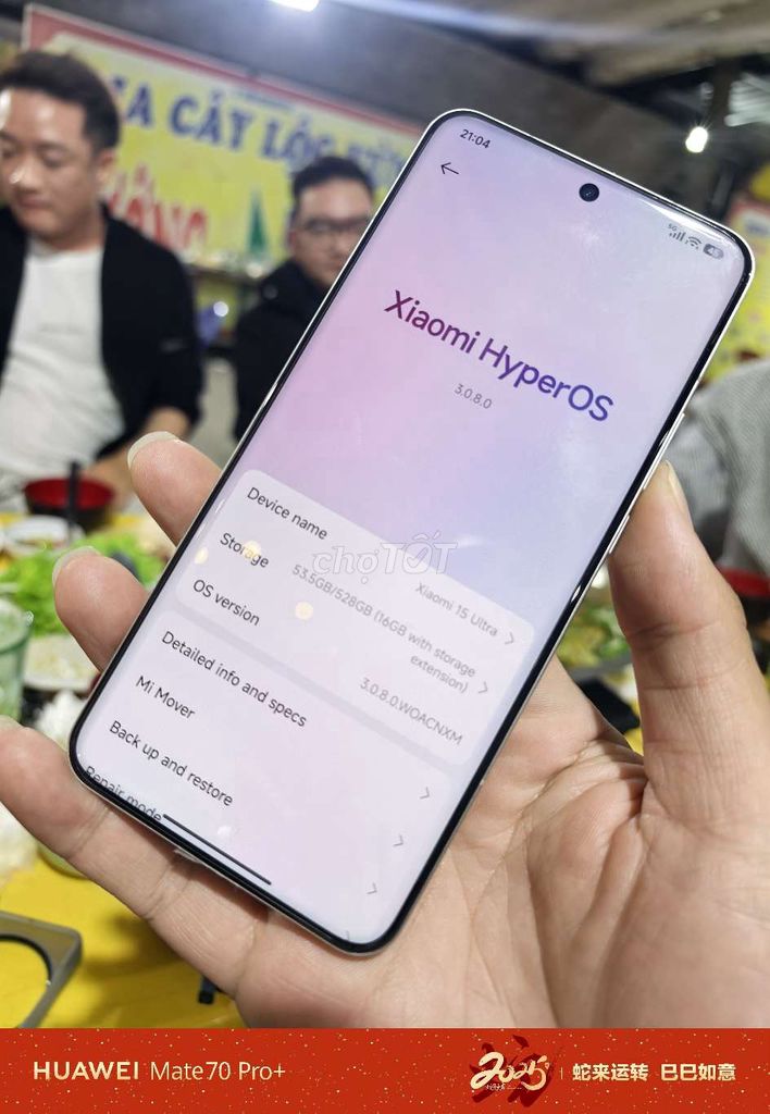 Xiaomi 15 Ultra 16GB/512GB Bạc 99%. Mua bán Điện thoại tại Quận Kiến An Hải Phòng được đăng bởi Mờ Rờ Khánh hình 1