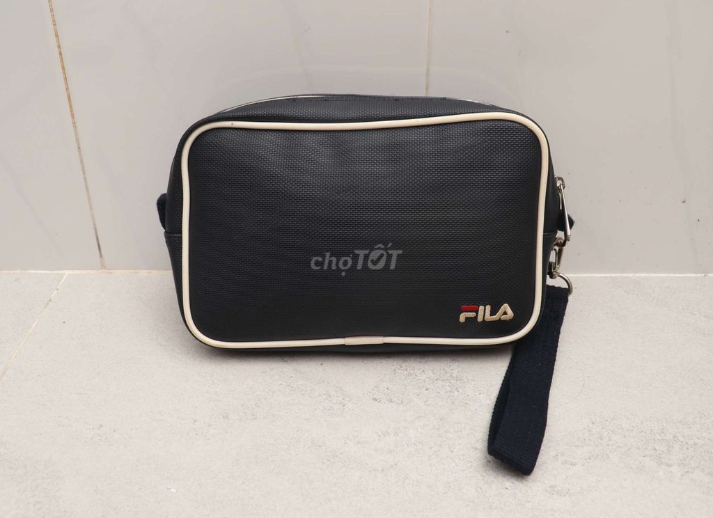 Túi cầm tay Fila Unisex Vải Đen. Mua bán Túi xách tại Quận 6 Tp Hồ Chí Minh được đăng bởi Hnqa hình 1