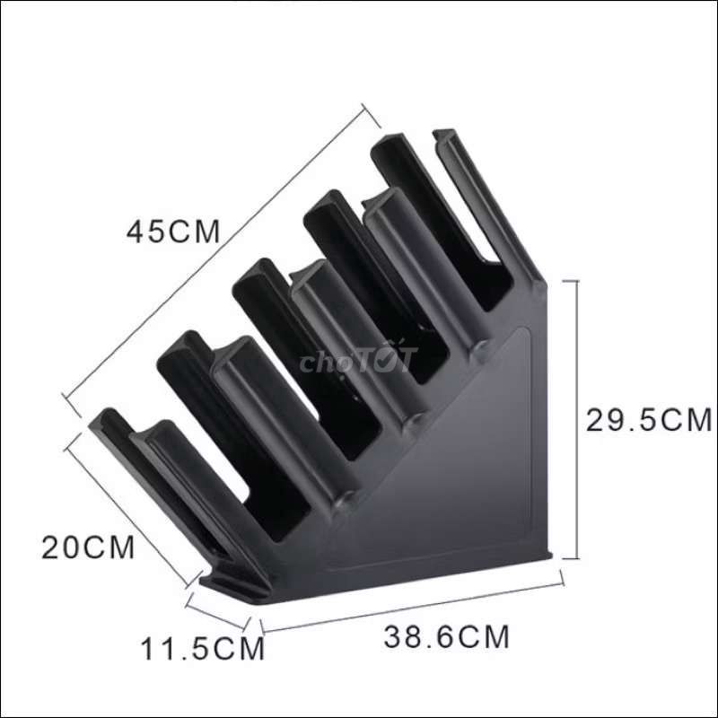 Khay đựng ly nhựa 4 ngăn Đen. Mua bán Dụng cụ nhà bếp tại Quận 7 Tp Hồ Chí Minh được đăng bởi Ngân Nguyễn hình 1
