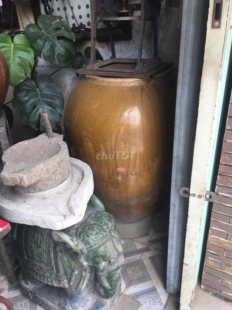 Lu xưa Gốm Nâu 90cm 75cm