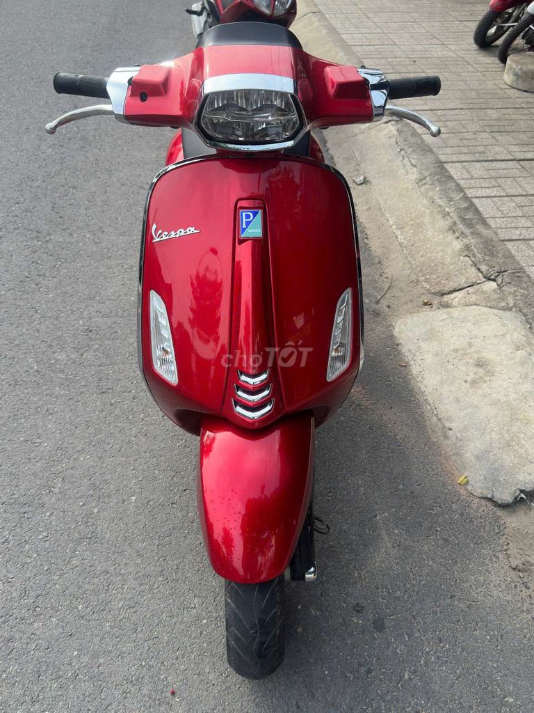 Piaggio Vespa Sprint Đỏ 7576 km. Mua bán Xe máy tại Thành phố Tây Ninh Tây Ninh được đăng bởi Diệt Thuốc TN hình 3