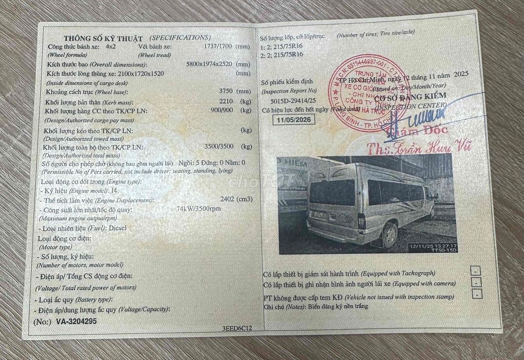 Ford Van 3c-2010. Mua bán Ô tô tại Quận 7 Tp Hồ Chí Minh được đăng bởi Vân Anh hình 8