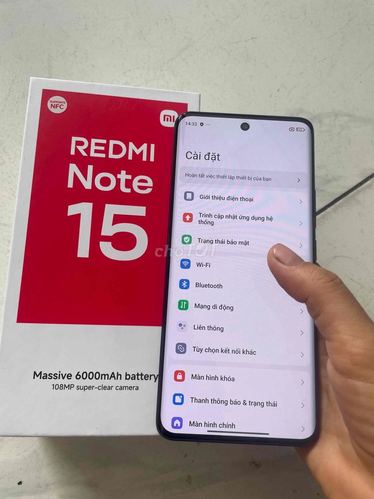 cần bán redmin note 15 mới mua nguyên hộp. Mua bán Điện thoại tại Huyện Củ Chi Tp Hồ Chí Minh được đăng bởi Mai yeu hình 1