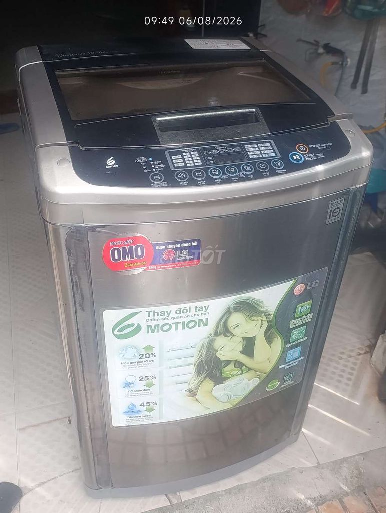 Máy giặt LG 10.5kg cửa ngang Bạc. Mua bán Máy giặt tại Quận Ninh Kiều Cần Thơ được đăng bởi Chuyên Máy Lạnh Nội Địa hình 1