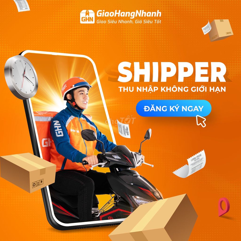 [Cẩm Khê, Phú Thọ] - Shipper giao nhận hàng