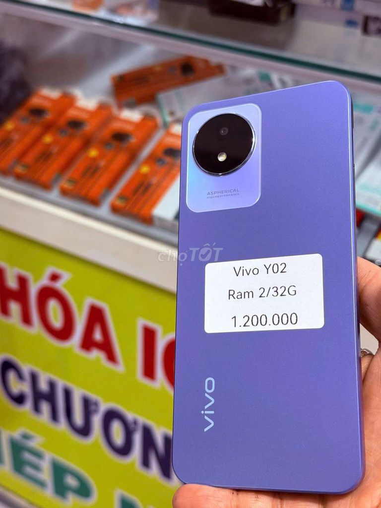 Vivo Y02 2GB/32GB Tím. Mua bán Điện thoại tại Thành phố Sóc Trăng Sóc Trăng được đăng bởi điện thoại giá sỉ 501lê Hồng Phong  hình 1