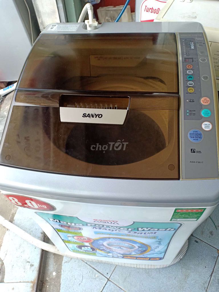 0912997650 - Thanh lý máy giặt Sanyo như hình đang sử dụng tốt