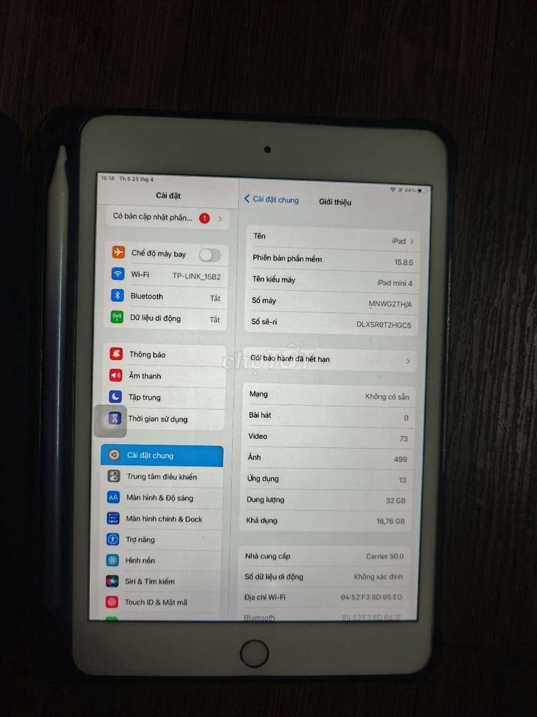 Apple iPad mini 4 32GB Vàng. Mua bán Máy tính bảng tại Quận 8 Tp Hồ Chí Minh được đăng bởi Hoàng hình 1