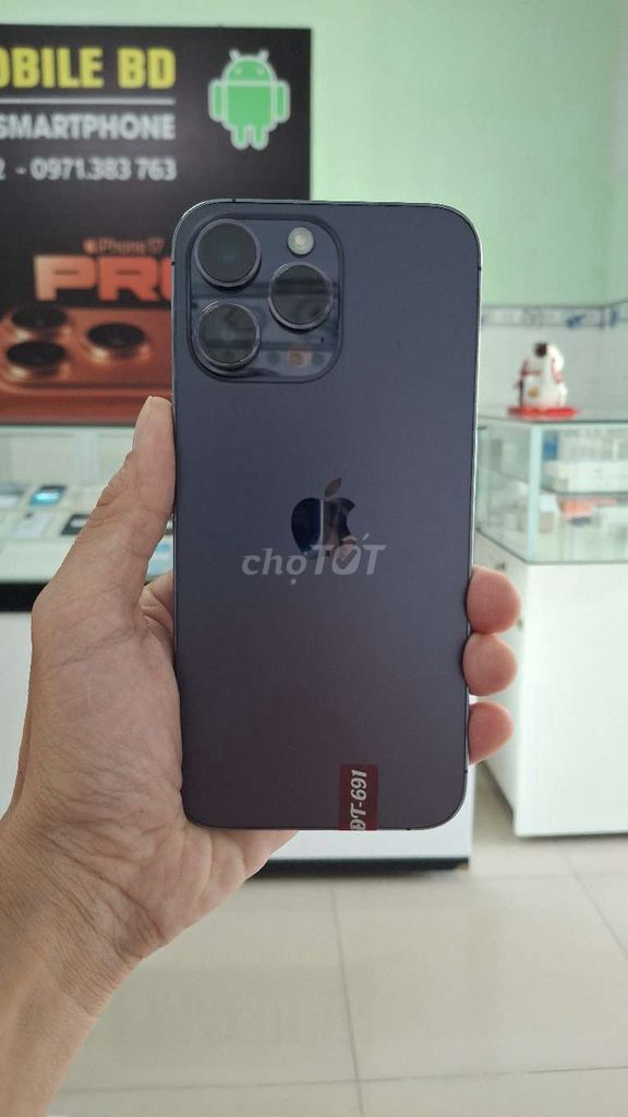 Apple iPhone 14 Pro Max 256GB Tím Đã sử dụng. Mua bán Điện thoại tại Thành phố Thủ Dầu Một Bình Dương được đăng bởi TTMobileBD hình 1