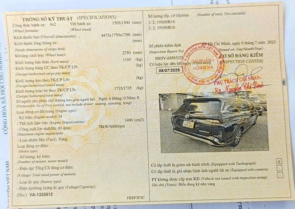 2022 CVT - 71000 km. Mua bán Ô tô tại Quận Bình Tân Tp Hồ Chí Minh được đăng bởi lư quốc tuấn  hình 8