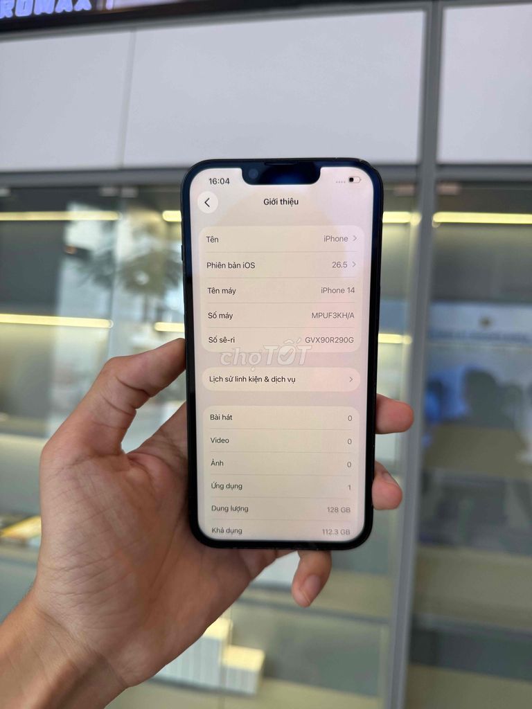 Apple iPhone 14 128GB Đen. Mua bán Điện thoại tại Quận Lê Chân Hải Phòng được đăng bởi Nghiêm Thượng Mobile hình 1