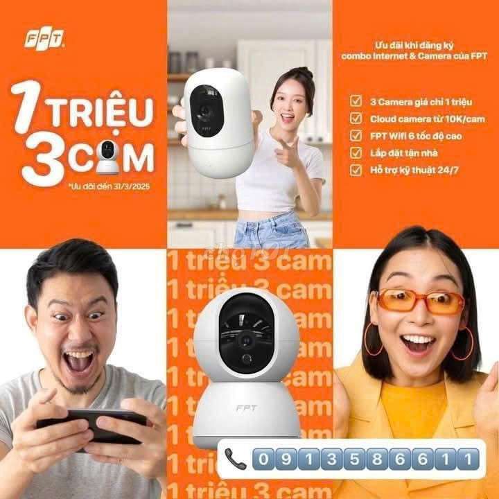 1 Triệu 3 Camera Bạn không nghe nhầm đâu