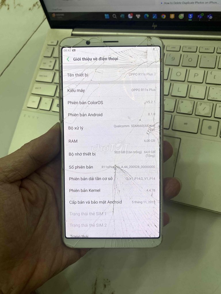 Bán Xác Oppo R11s Plus Ram6/64 zin nứt kính. Mua bán Điện thoại tại Quận Hà Đông Hà Nội được đăng bởi Mạnh Mobile hình 1