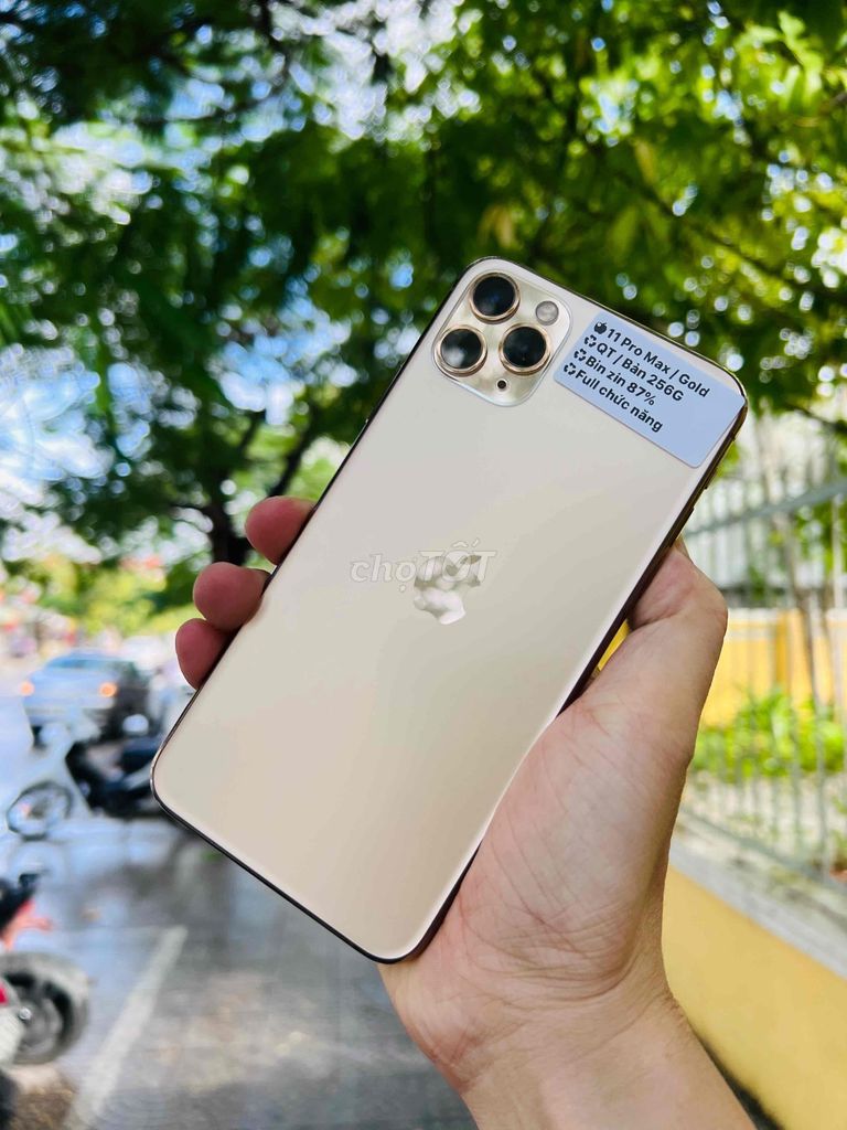 🍎IPHONE 11 Pro Max / Màn zin  QT / Gold Bản 256G