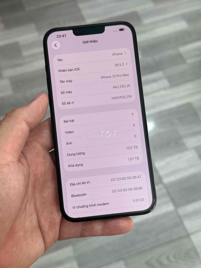 iPhone 13 Pro Max 1024GB - Có đổi máy - Góp. Mua bán Điện thoại tại Quận Ninh Kiều Cần Thơ được đăng bởi Nguyên Mobile Thanh Lý Đổi Máy hình 1